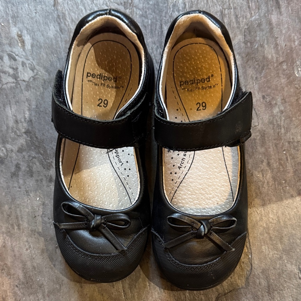Pediped Black Dress Shoes for Kids